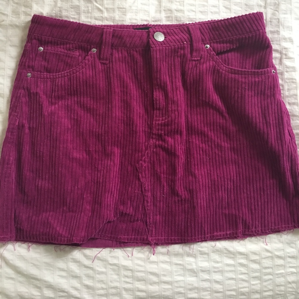 BDG Corduroy Pink Skirt